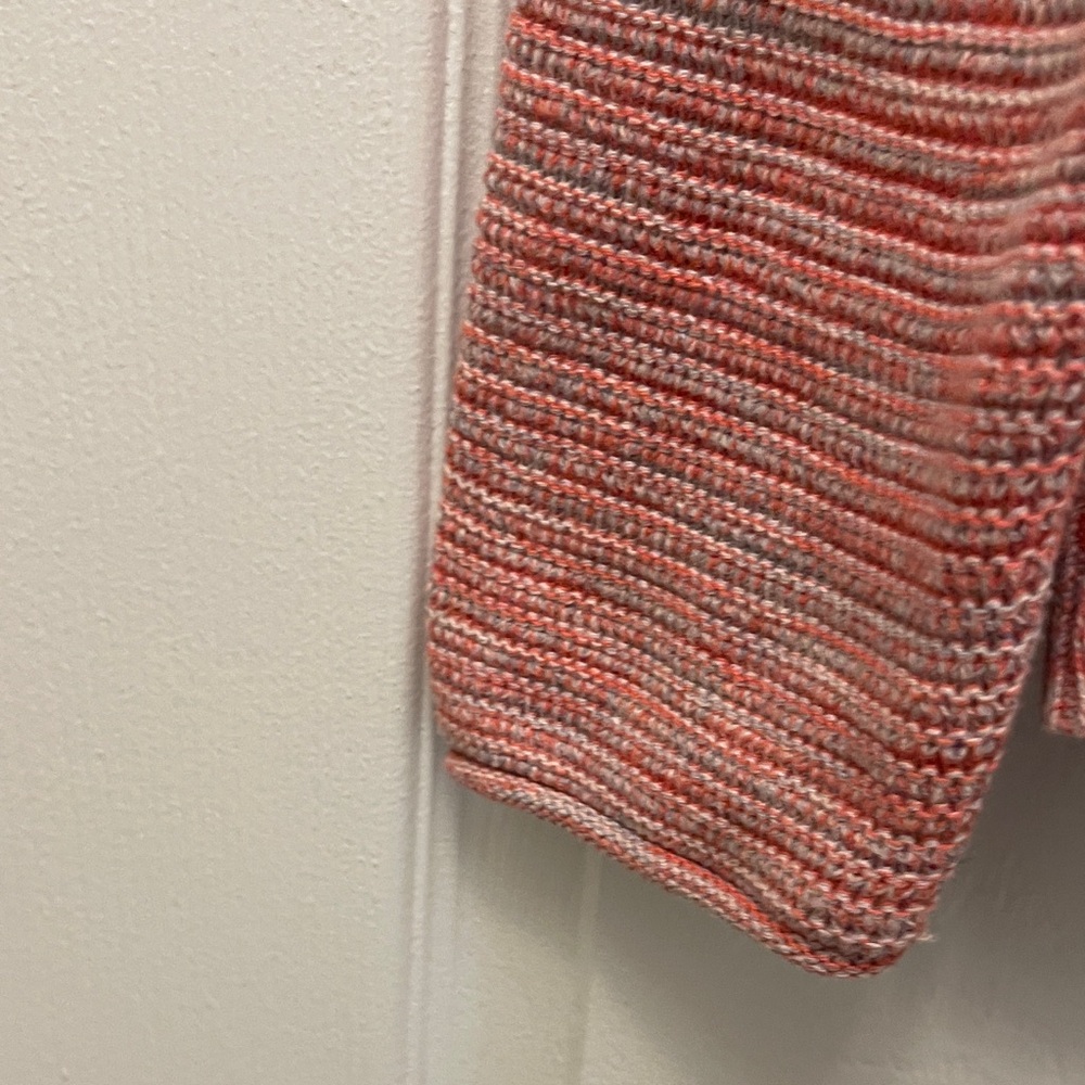Old Navy Women's Coral Striped Sweater - Picture 4 of 8